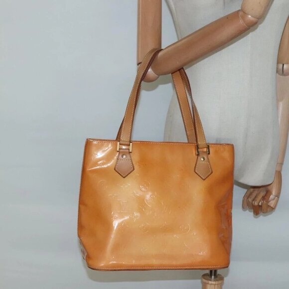 LOUIS VUITTON Monogram Vernis Houston Bag Marshmallow Pink M91302 LV Auth BA3921 - Picture 14 of 16